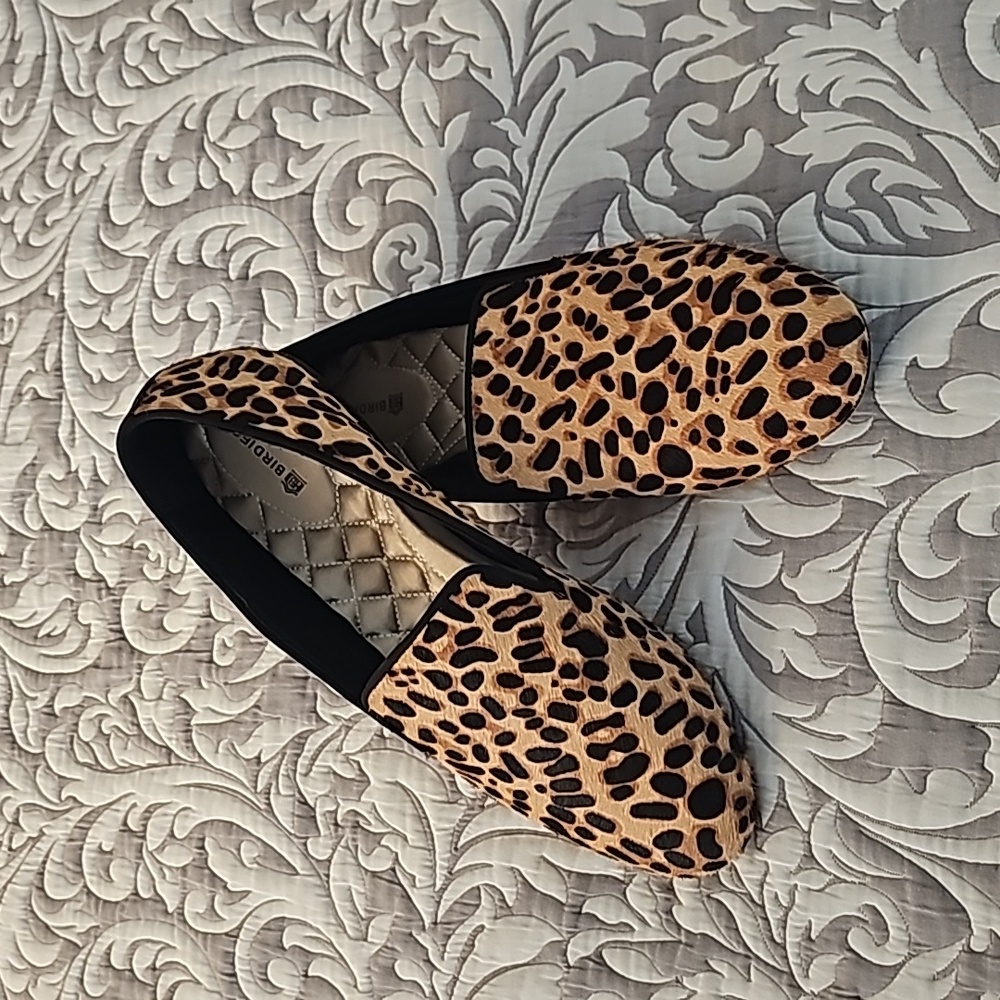 The Starling by Birdies, Cheetah Calf Hair flats
